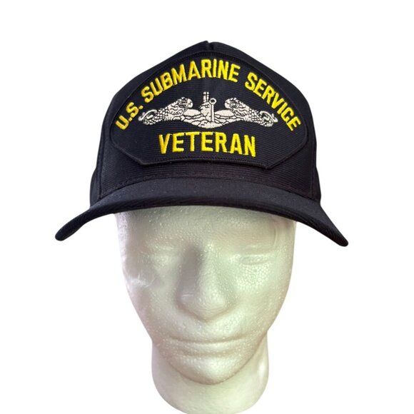 Lot of 2 US Navy Submarine Service Hats Embroidered Baseball Cap Truckers Hat - Picture 7 of 10